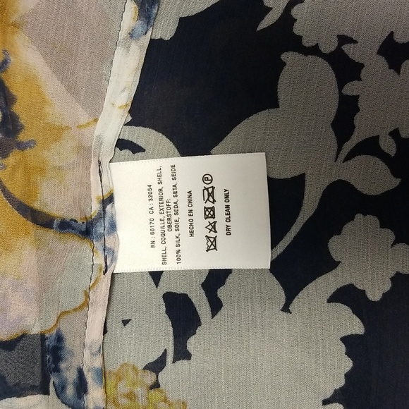 NWOT, Flowy Silk kimono by Eloise, one size - Picture 6 of 10